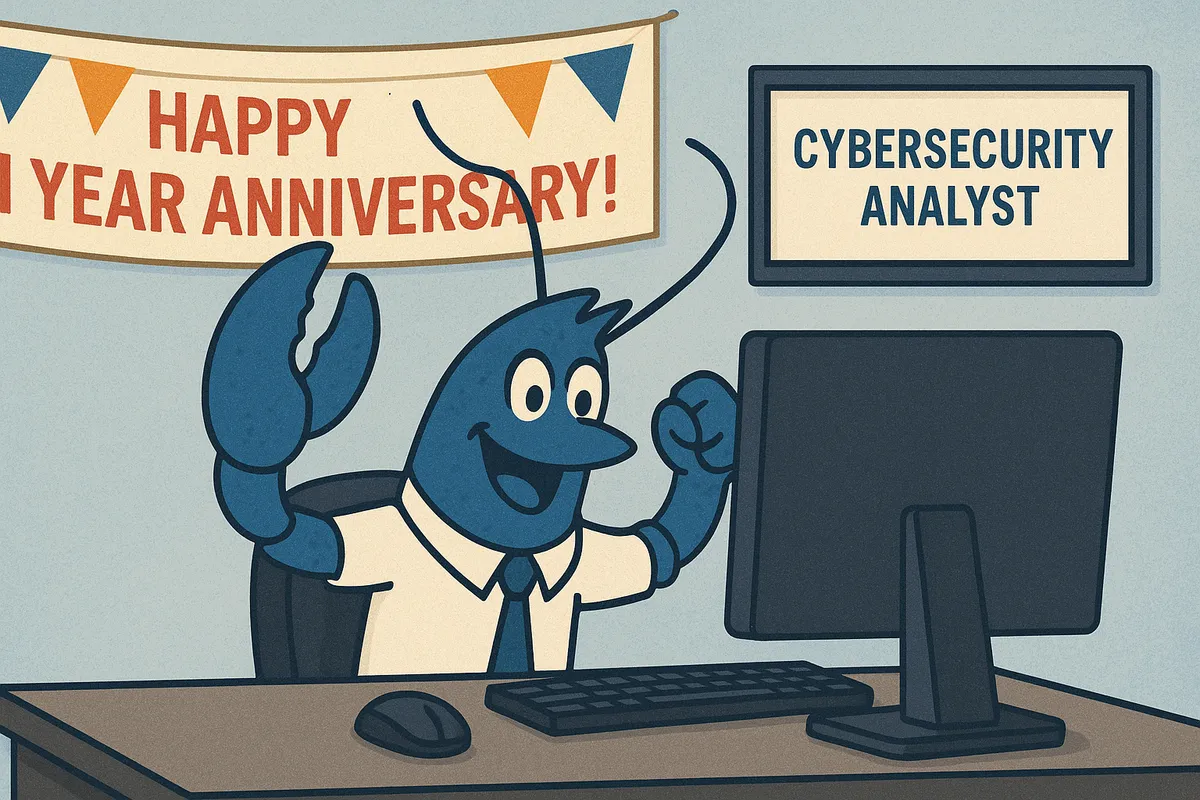 The Crustacean Reflection - Work Anniversary